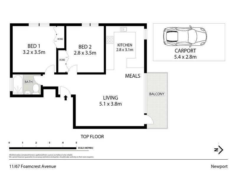 11/67 Foamcrest Avenue, Newport NSW 2106 Floorplan
