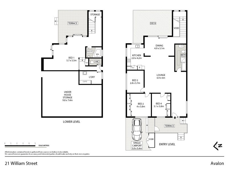 21 William Street, Avalon Beach NSW 2107 Floorplan