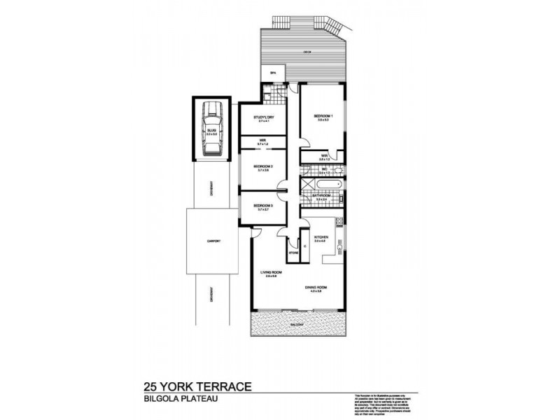 25 York Terrace, Bilgola NSW 2107 Floorplan