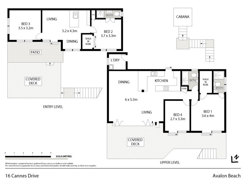 16 Cannes Drive, Avalon Beach NSW 2107 Floorplan