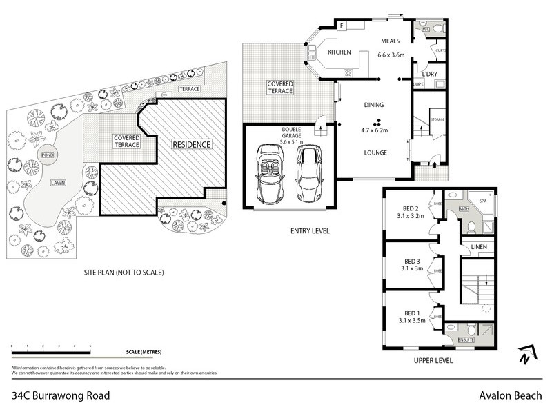 34C Burrawong Road, Avalon Beach NSW 2107 Floorplan