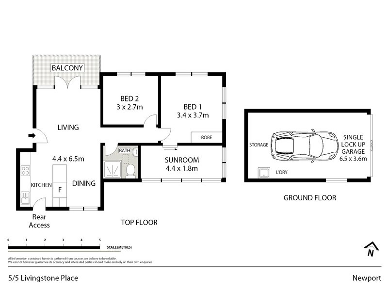 5/5 Livingstone Place, Newport NSW 2106 Floorplan