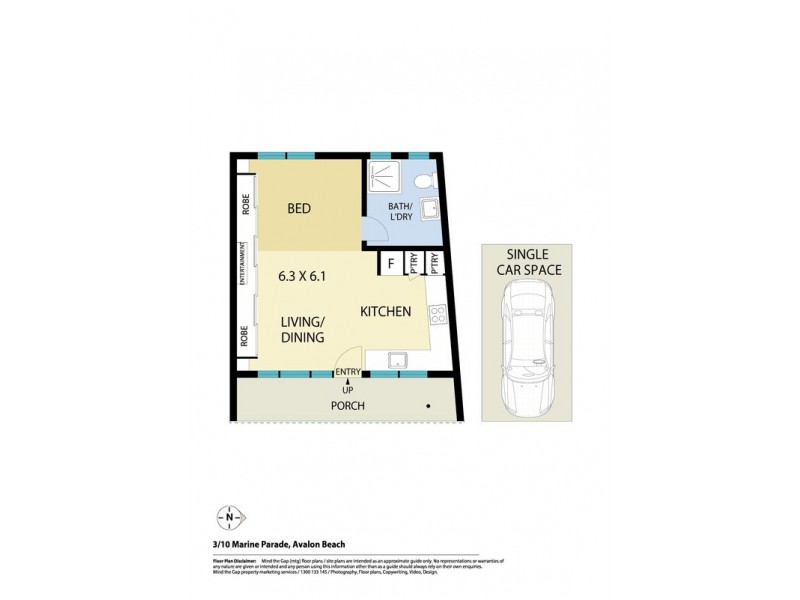 3/10 Marine Parade, Avalon Beach NSW 2107 Floorplan