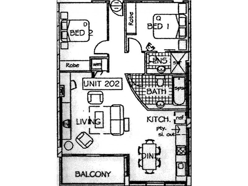 202/3-7 Grandview Street, East Ballina NSW 2478 Floorplan