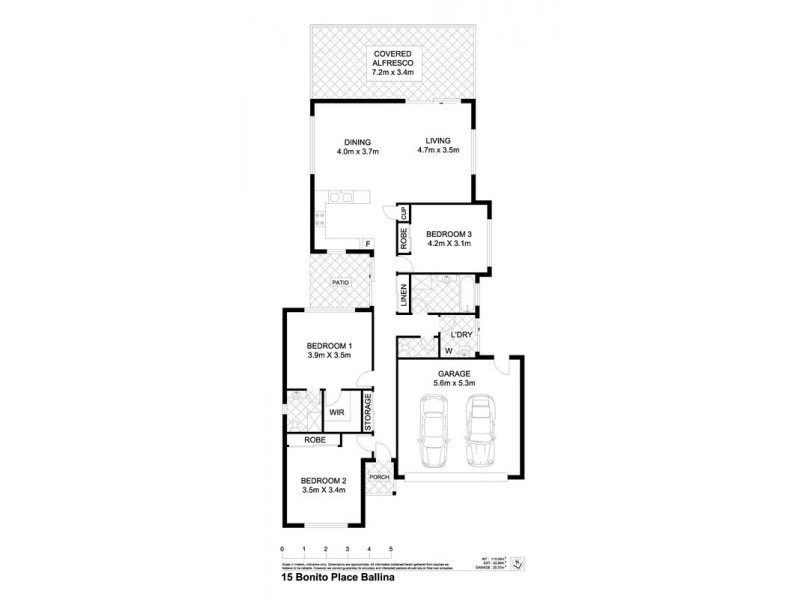15 Bonito Place, Ballina NSW 2478 Floorplan
