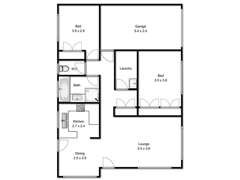 5/114 Cherry Street, Ballina NSW 2478 Floorplan