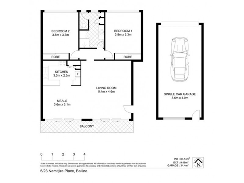 5/23 Namitjira Place, Ballina NSW 2478