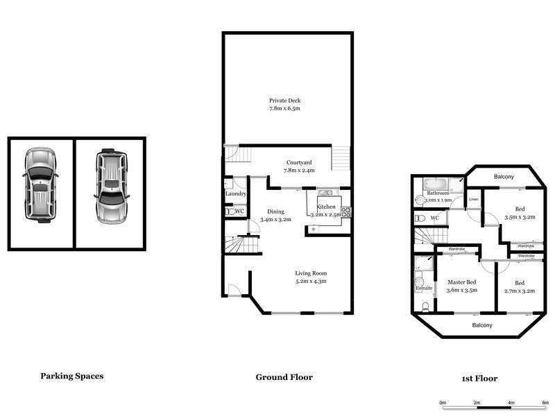 2/2-10 Mainsail Place, Ballina NSW 2478 Floorplan