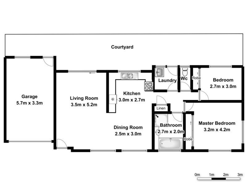 3/10 Hackett Lane, Ballina NSW 2478 Floorplan
