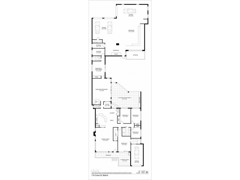 115 Crane Street, Ballina NSW 2478 Floorplan