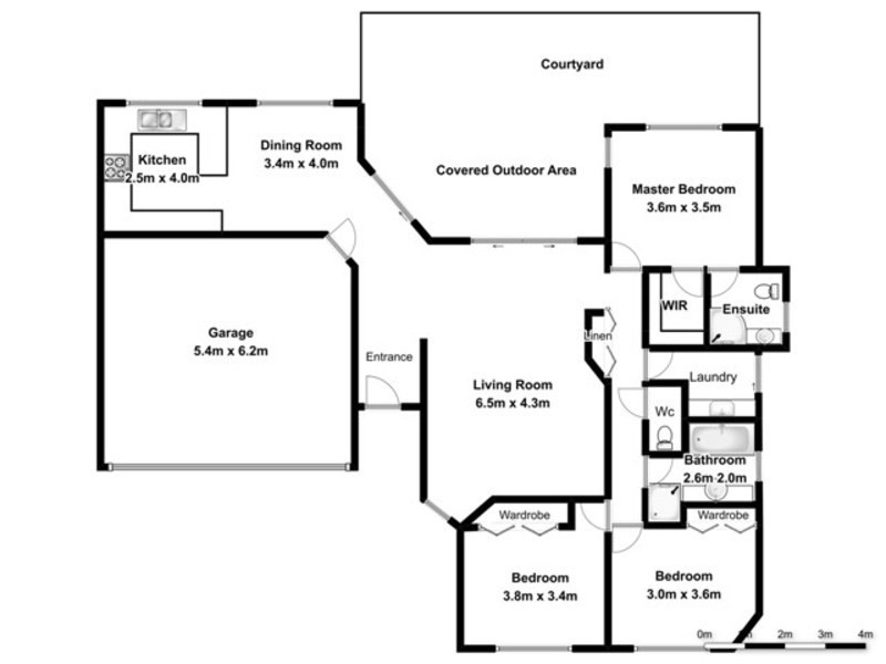 2/147D Cherry Street, Ballina NSW 2478 Floorplan