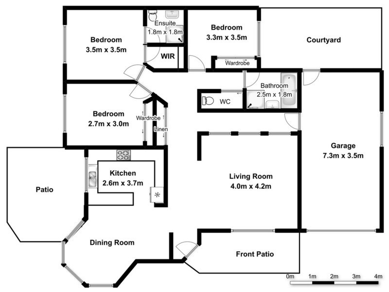 1/50 Westland Drive, Ballina NSW 2478 Floorplan