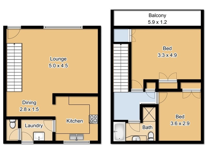 14/1 Lee Street, East Ballina NSW 2478 Floorplan
