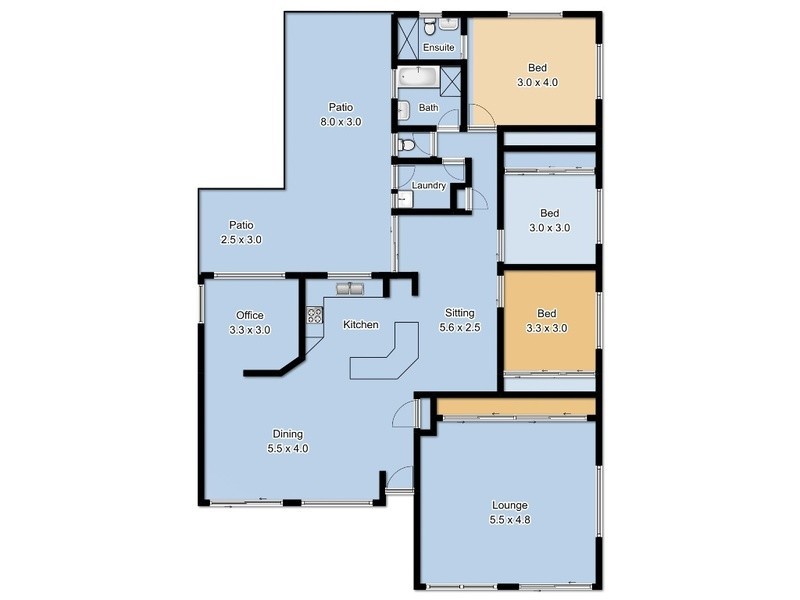 1 Moylans Lane, South Ballina NSW 2478 Floorplan