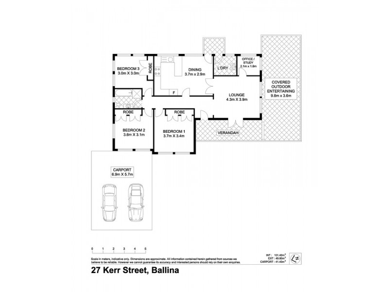 27 Kerr Street, Ballina NSW 2478 Floorplan