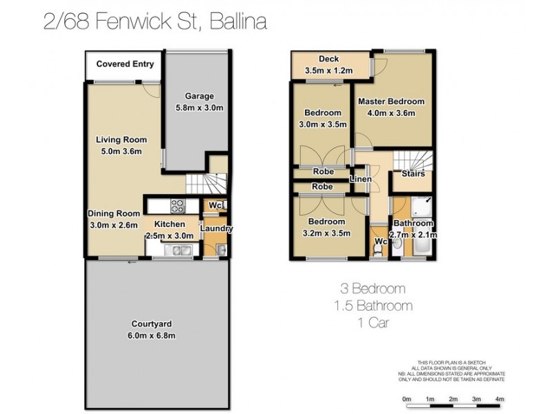 2/68 Fenwick Drive, East Ballina NSW 2478 Floorplan