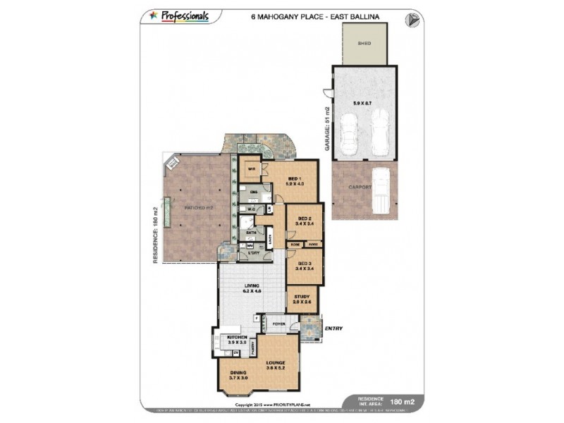 6 Mahogany Place, East Ballina NSW 2478 Floorplan