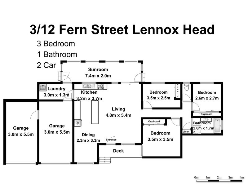 3/12 Fern Street, Lennox Head NSW 2478 Floorplan