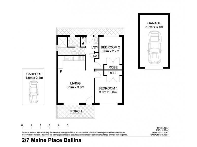 2/7 Maine Place, Ballina NSW 2478 Floorplan