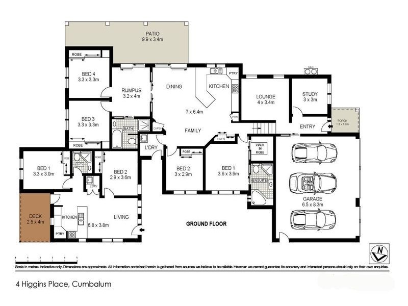 4 Higgins Place, Cumbalum NSW 2478 Floorplan