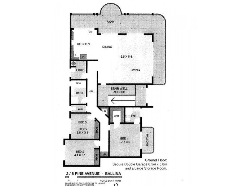 2/8 Pine Avenue, East Ballina NSW 2478 Floorplan