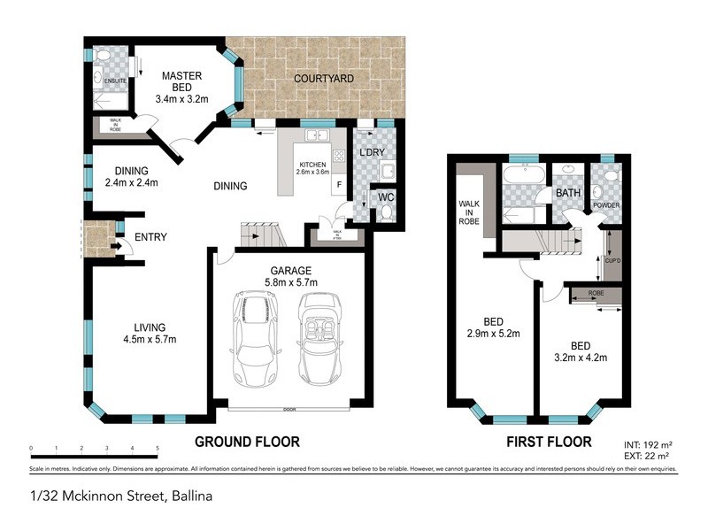 1/32 McKinnon Street, East Ballina NSW 2478 Floorplan