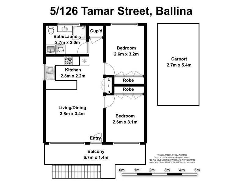 5/126 Tamar Street, Ballina NSW 2478 Floorplan