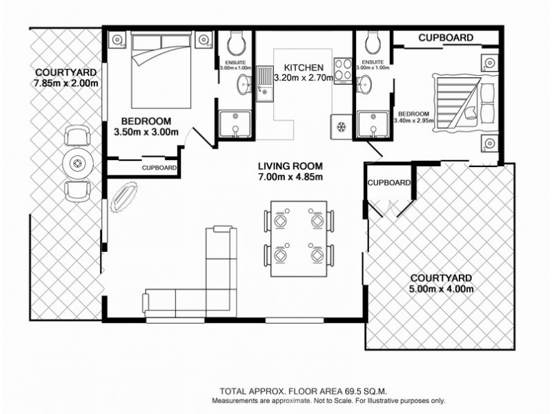 23/69 Jameson Avenue, East Ballina NSW 2478 Floorplan