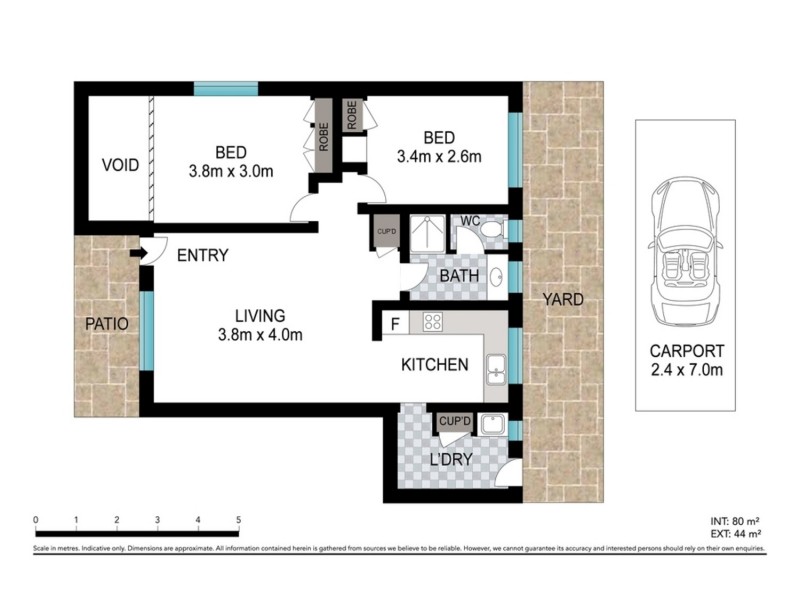 2/15 Norton Street, Ballina NSW 2478 Floorplan