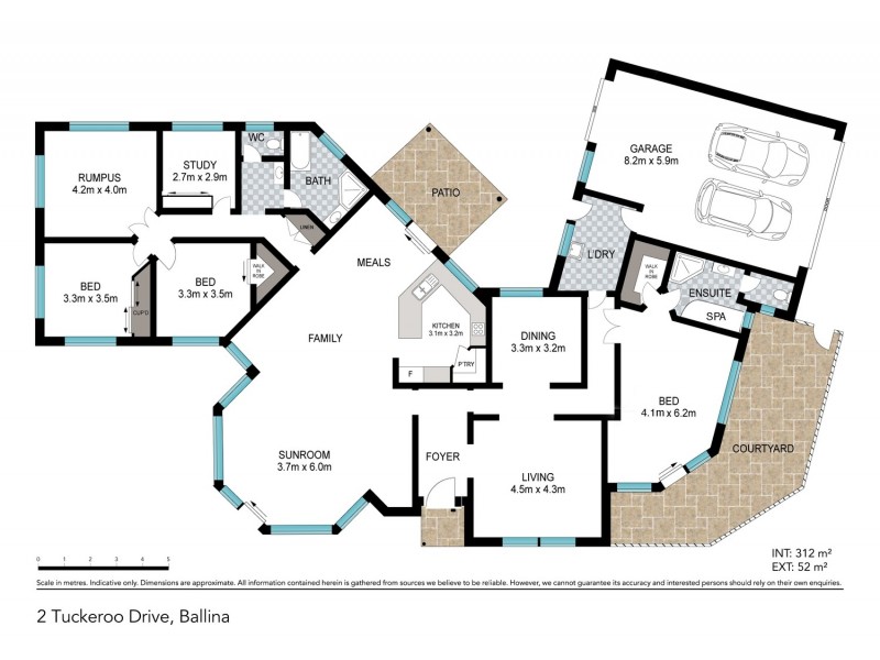 2 Tuckeroo Drive, East Ballina NSW 2478 Floorplan