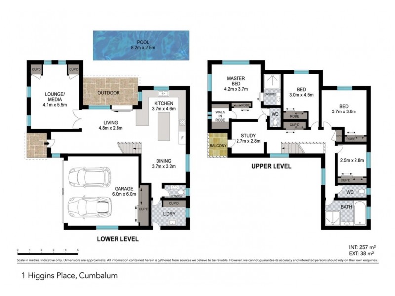 1 Higgins Place, Cumbalum NSW 2478 Floorplan