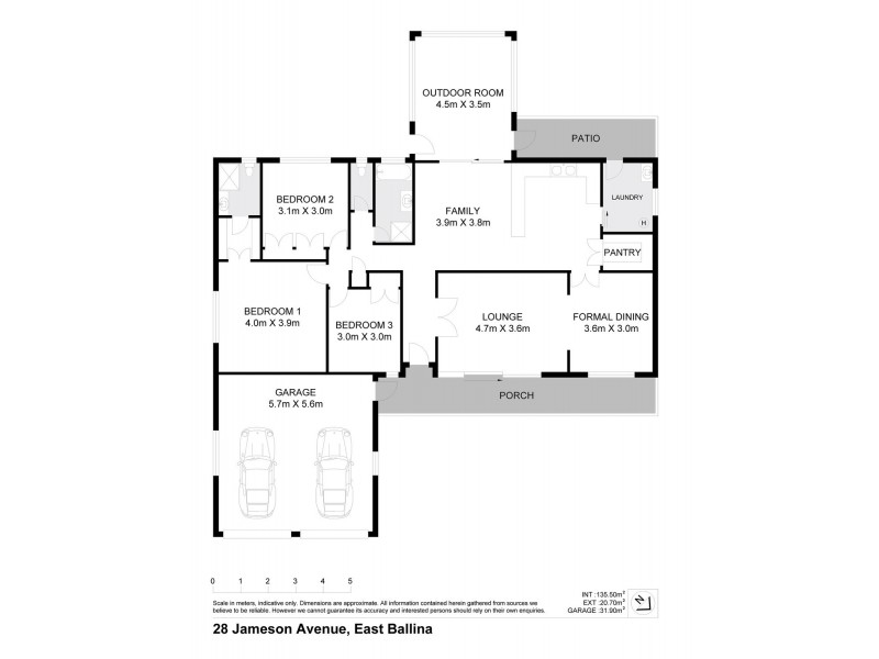28 Jameson Avenue, East Ballina NSW 2478 Floorplan