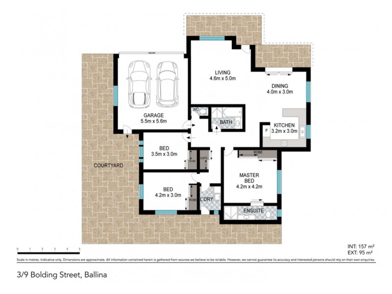 3/9 Bolding Street, Ballina NSW 2478 Floorplan