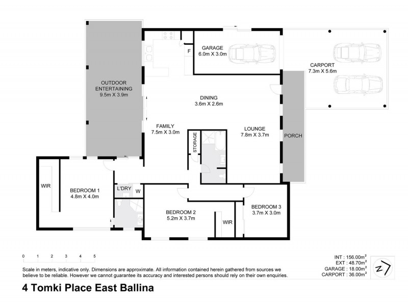 4 Tomki Place, East Ballina NSW 2478 Floorplan