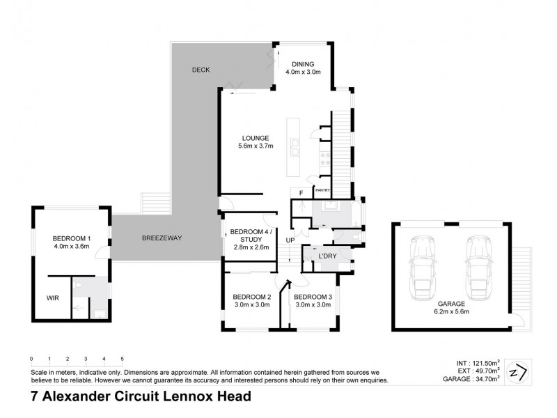 7 Alexander Circuit, Lennox Head NSW 2478 Floorplan