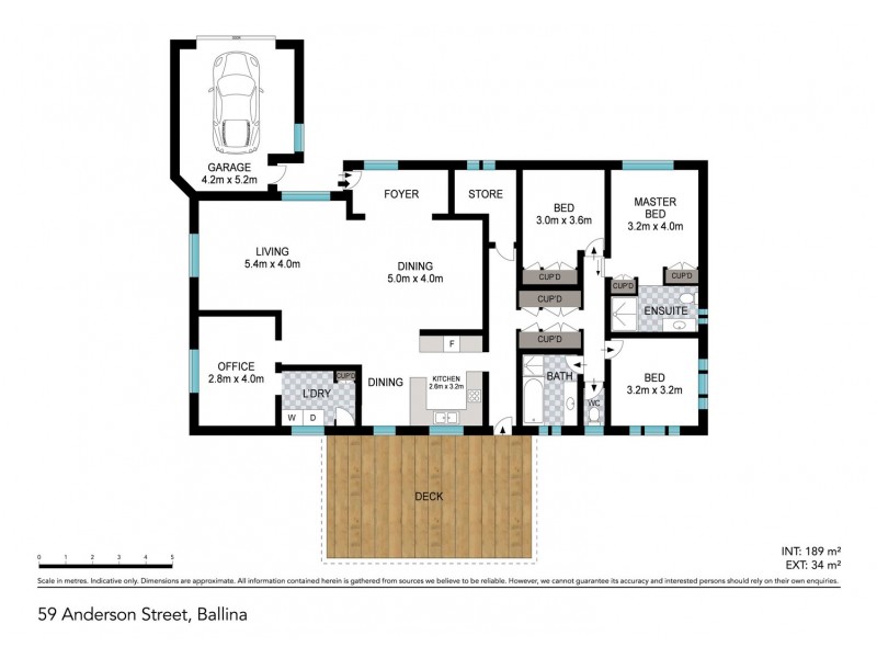 59 Anderson Street, East Ballina NSW 2478 Floorplan
