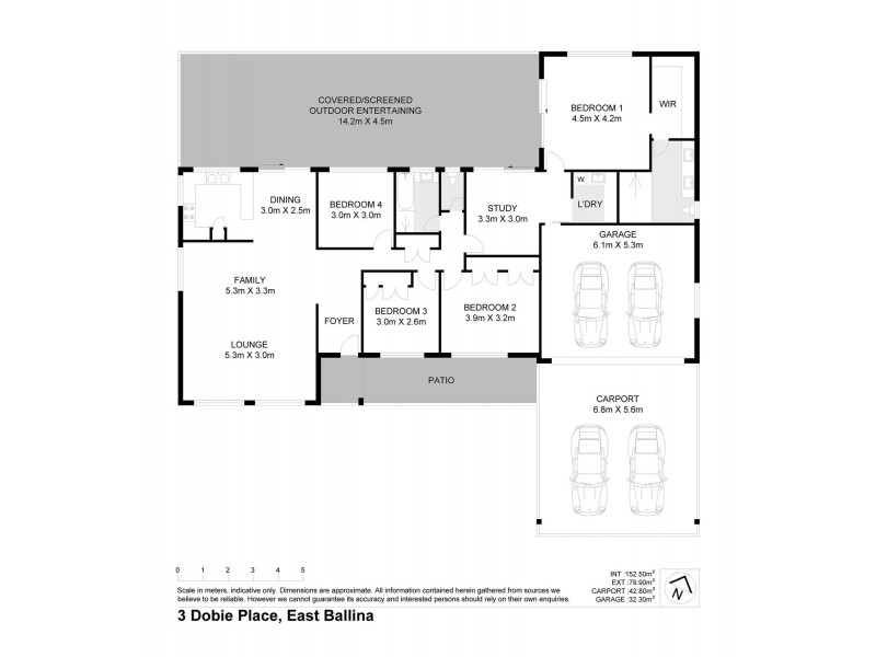 3 Dobie Place, East Ballina NSW 2478 Floorplan