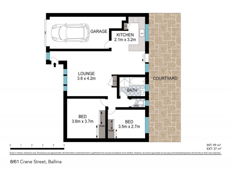 8/61 Crane Street, Ballina NSW 2478 Floorplan