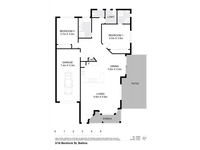 3/16 Bentinck Street, Ballina NSW 2478 Floorplan
