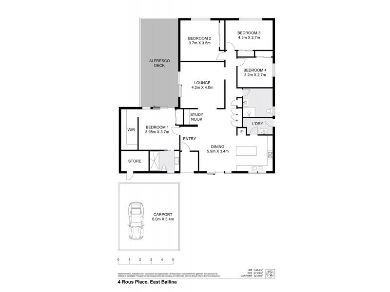 4 Rous Place, East Ballina NSW 2478 Floorplan