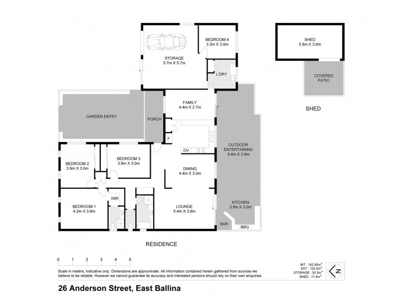26 Anderson Street, East Ballina NSW 2478 Floorplan
