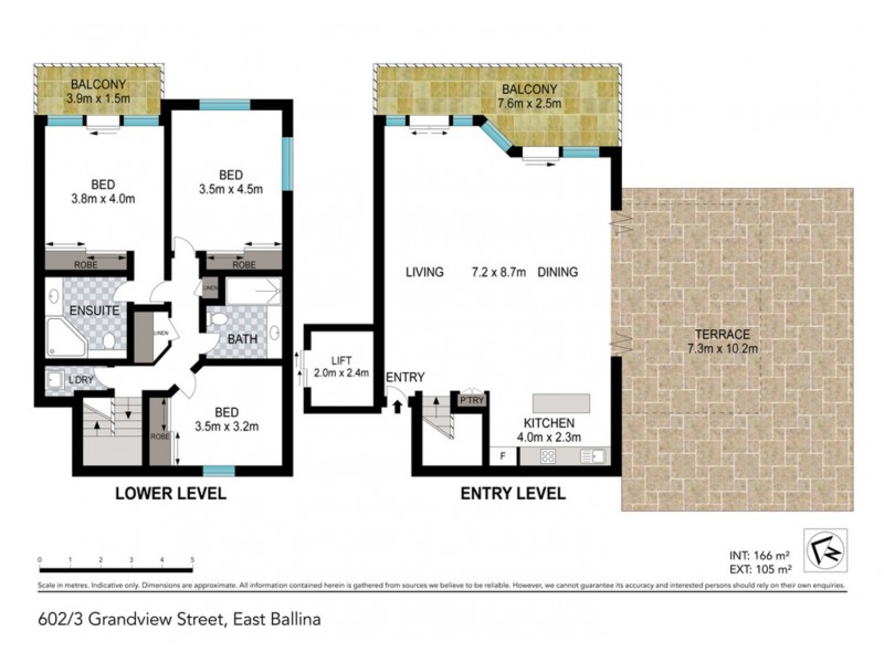 602/3-7 Grandview Street, East Ballina NSW 2478 Floorplan