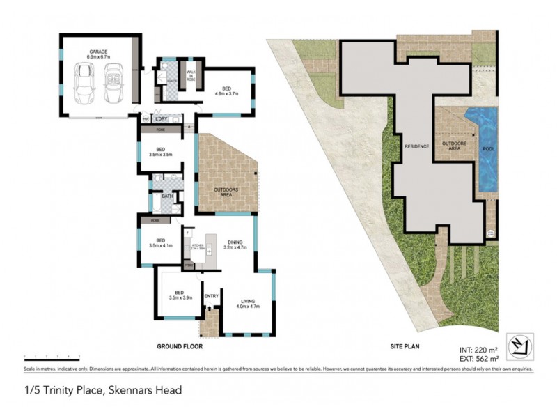 1/5 Trinity Place, Skennars Head NSW 2478 Floorplan