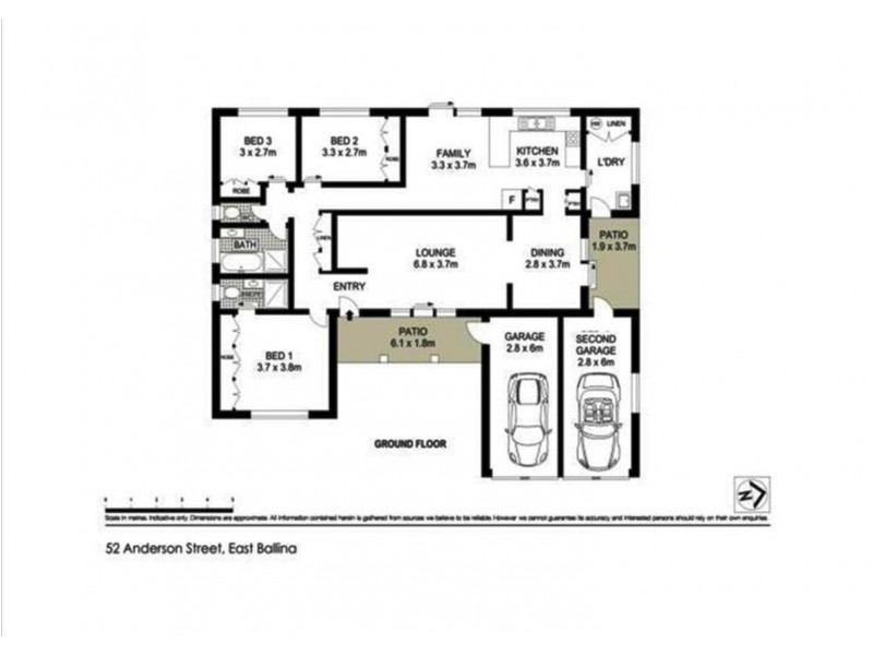 52 Anderson Street, East Ballina NSW 2478 Floorplan