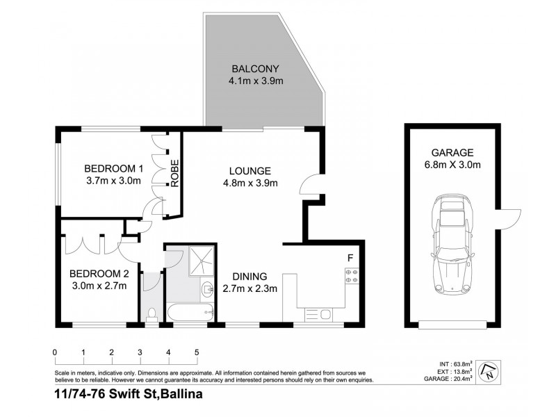 11/74-76 Swift Street, Ballina NSW 2478 Floorplan