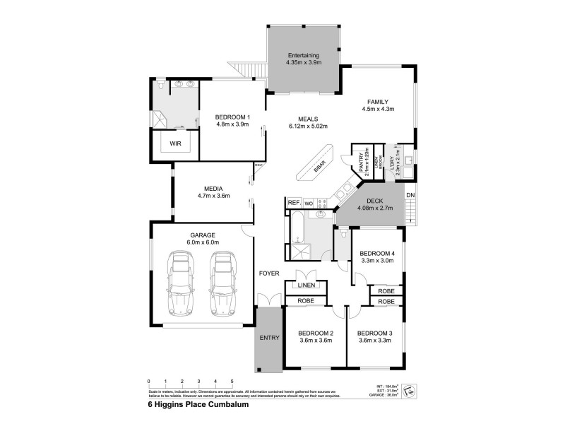 6 Higgins Place, Cumbalum NSW 2478 Floorplan