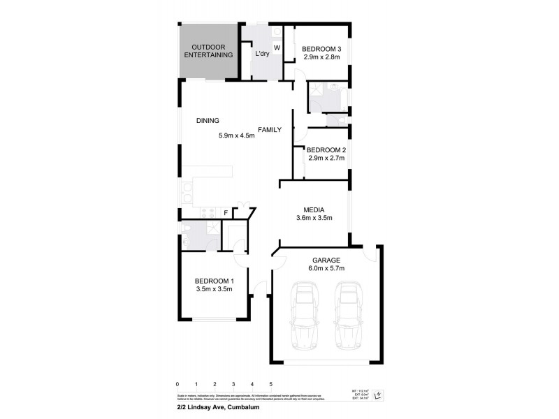 2/2 Lindsay Avenue, Cumbalum NSW 2478 Floorplan