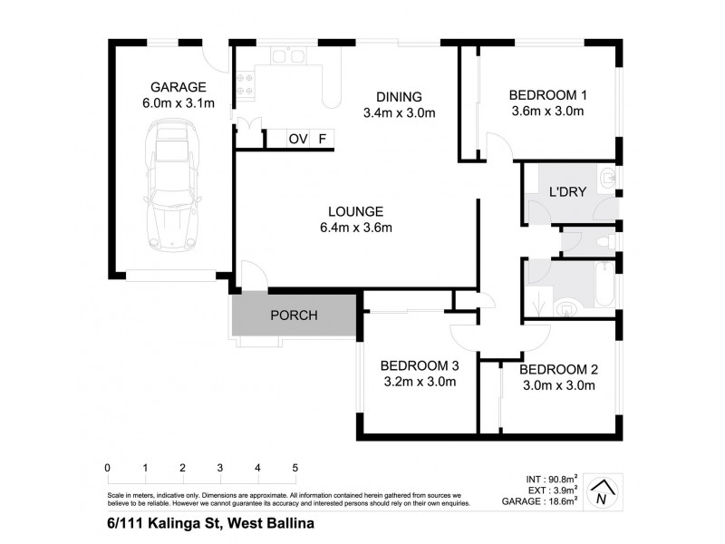 6/111 Kalinga Street, West Ballina NSW 2478 Floorplan