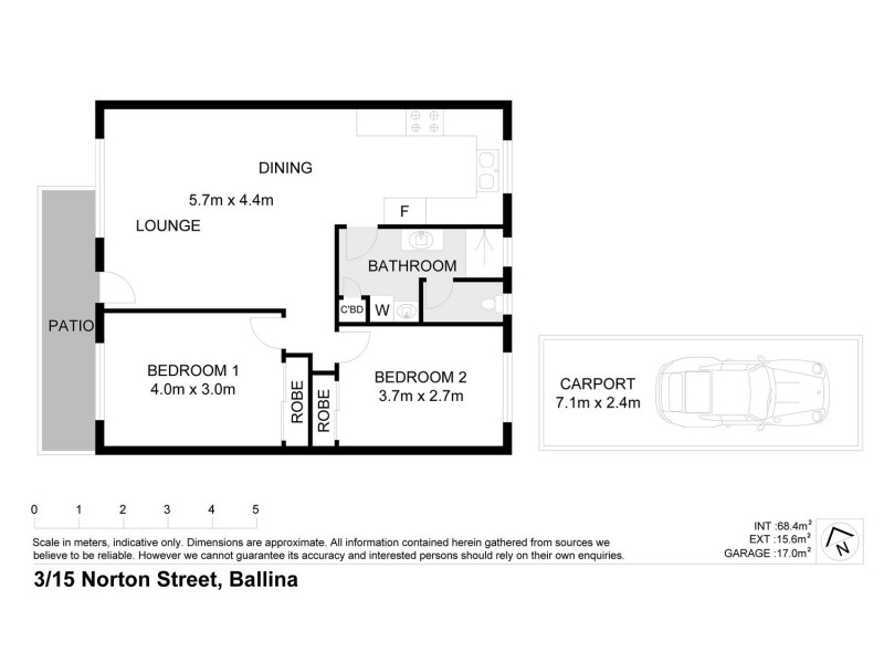 3/15 Norton Street, Ballina NSW 2478 Floorplan