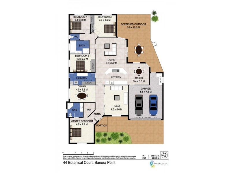 44 Botanical Circuit, Banora Point NSW 2486 Floorplan